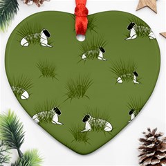 Sheep Lambs Heart Ornament (two Sides)