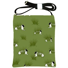 Sheep Lambs Shoulder Sling Bag by HermanTelo