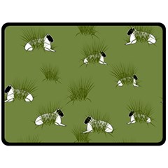 Sheep Lambs Fleece Blanket (large)  by HermanTelo