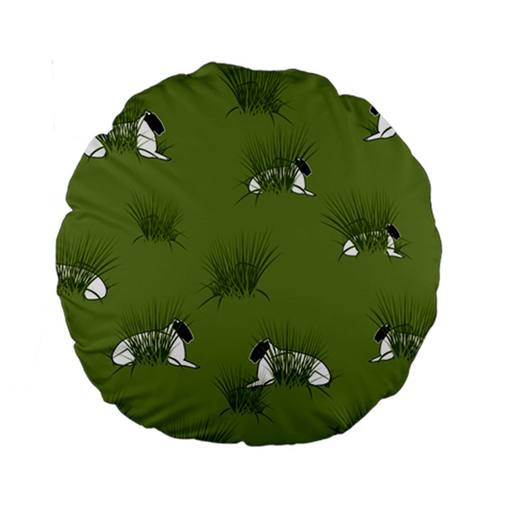 Sheep Lambs Standard 15  Premium Round Cushions