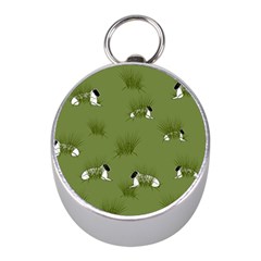 Sheep Lambs Mini Silver Compasses