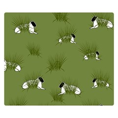 Sheep Lambs Double Sided Flano Blanket (small) 