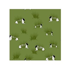 Sheep Lambs Small Satin Scarf (square)