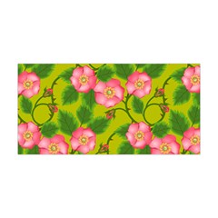 Roses Flowers Pattern Bud Pink Yoga Headband by HermanTelo