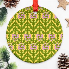 Texture Nature Erica Ornament (round) by HermanTelo