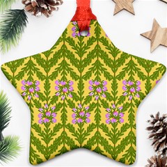 Texture Nature Erica Ornament (star) by HermanTelo