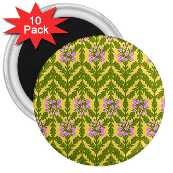 Texture Nature Erica 3  Magnets (10 pack) 