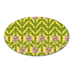 Texture Nature Erica Oval Magnet by HermanTelo