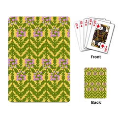 Texture Nature Erica Playing Cards Single Design by HermanTelo