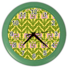 Texture Nature Erica Color Wall Clock