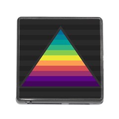 Background Rainbow Stripes Bright Memory Card Reader (square 5 Slot) by Pakrebo