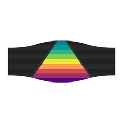 Background Rainbow Stripes Bright Stretchable Headband by Pakrebo