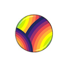 Background Rainbow Colors Colorful Hat Clip Ball Marker by Pakrebo