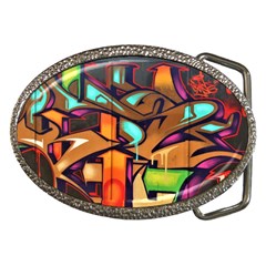 Graffiti Mural Street Art Wall Art Belt Buckles by Pakrebo