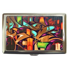 Graffiti Mural Street Art Wall Art Cigarette Money Case by Pakrebo