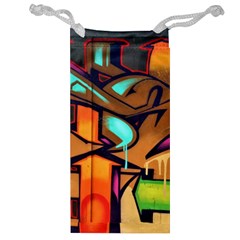 Graffiti Mural Street Art Wall Art Jewelry Bag by Pakrebo