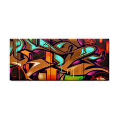 Graffiti Mural Street Art Wall Art Hand Towel by Pakrebo