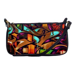 Graffiti Mural Street Art Wall Art Shoulder Clutch Bag by Pakrebo