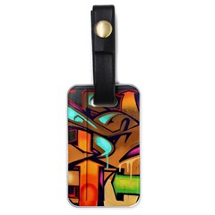 Graffiti Mural Street Art Wall Art Luggage Tags (one Side)  by Pakrebo