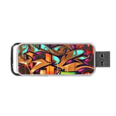 Graffiti Mural Street Art Wall Art Portable Usb Flash (two Sides) by Pakrebo