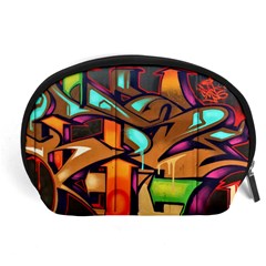 Graffiti Mural Street Art Wall Art Accessory Pouch (large) by Pakrebo