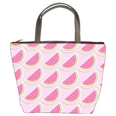 Melons Pattern Food Fruits Melon Bucket Bag by Pakrebo