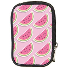 Melons Pattern Food Fruits Melon Compact Camera Leather Case by Pakrebo