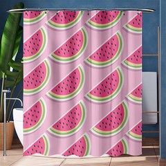 Melons Pattern Food Fruits Melon Shower Curtain 60  X 72  (medium)  by Pakrebo