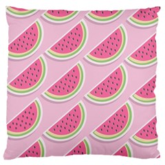 Melons Pattern Food Fruits Melon Large Cushion Case (one Side) by Pakrebo