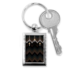 Background Pattern Non Seamless Key Chains (rectangle)  by Pakrebo