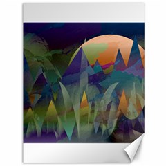 Mountains Abstract Mountain Range Canvas 36  x 48 