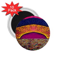 Abstract Sunrise Ocean Sunset Sky 2 25  Magnets (10 Pack)  by Pakrebo