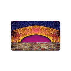 Abstract Sunrise Ocean Sunset Sky Magnet (name Card) by Pakrebo