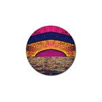 Abstract Sunrise Ocean Sunset Sky Golf Ball Marker (4 pack) Front