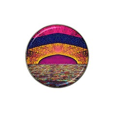 Abstract Sunrise Ocean Sunset Sky Hat Clip Ball Marker (10 Pack) by Pakrebo