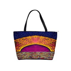 Abstract Sunrise Ocean Sunset Sky Classic Shoulder Handbag by Pakrebo