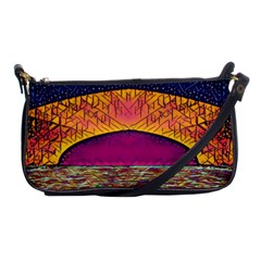 Abstract Sunrise Ocean Sunset Sky Shoulder Clutch Bag by Pakrebo