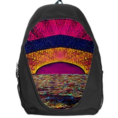 Abstract Sunrise Ocean Sunset Sky Backpack Bag by Pakrebo