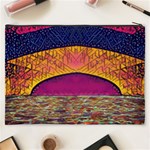 Abstract Sunrise Ocean Sunset Sky Cosmetic Bag (XXXL) Back