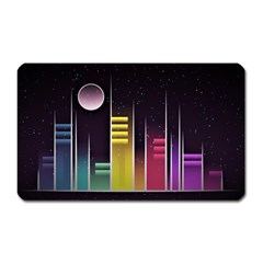 Illustrations Background Abstract Colors Magnet (rectangular) by Pakrebo