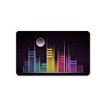 Illustrations Background Abstract Colors Magnet (Name Card) Front