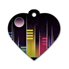 Illustrations Background Abstract Colors Dog Tag Heart (one Side) by Pakrebo