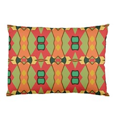 Pattern Orange Green African Pillow Case (two Sides) by Pakrebo