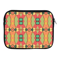 Pattern Orange Green African Apple Ipad 2/3/4 Zipper Cases by Pakrebo