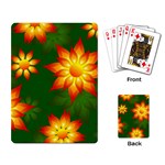 Flower Pattern Floral Non Seamless Playing Cards Single Design Back