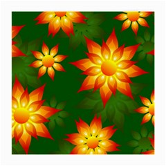 Flower Pattern Floral Non Seamless Medium Glasses Cloth by Pakrebo