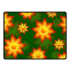 Flower Pattern Floral Non Seamless Double Sided Fleece Blanket (small)  by Pakrebo