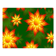 Flower Pattern Floral Non Seamless Double Sided Flano Blanket (large)  by Pakrebo