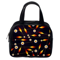 Flower Buds Floral Background Classic Handbag (one Side) by Pakrebo