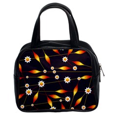 Flower Buds Floral Background Classic Handbag (two Sides) by Pakrebo